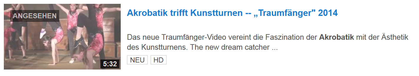 Anklicken Kunstturnen