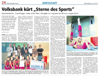 2015 07 09 OP Volksbank kürt Sterne d Sports mini