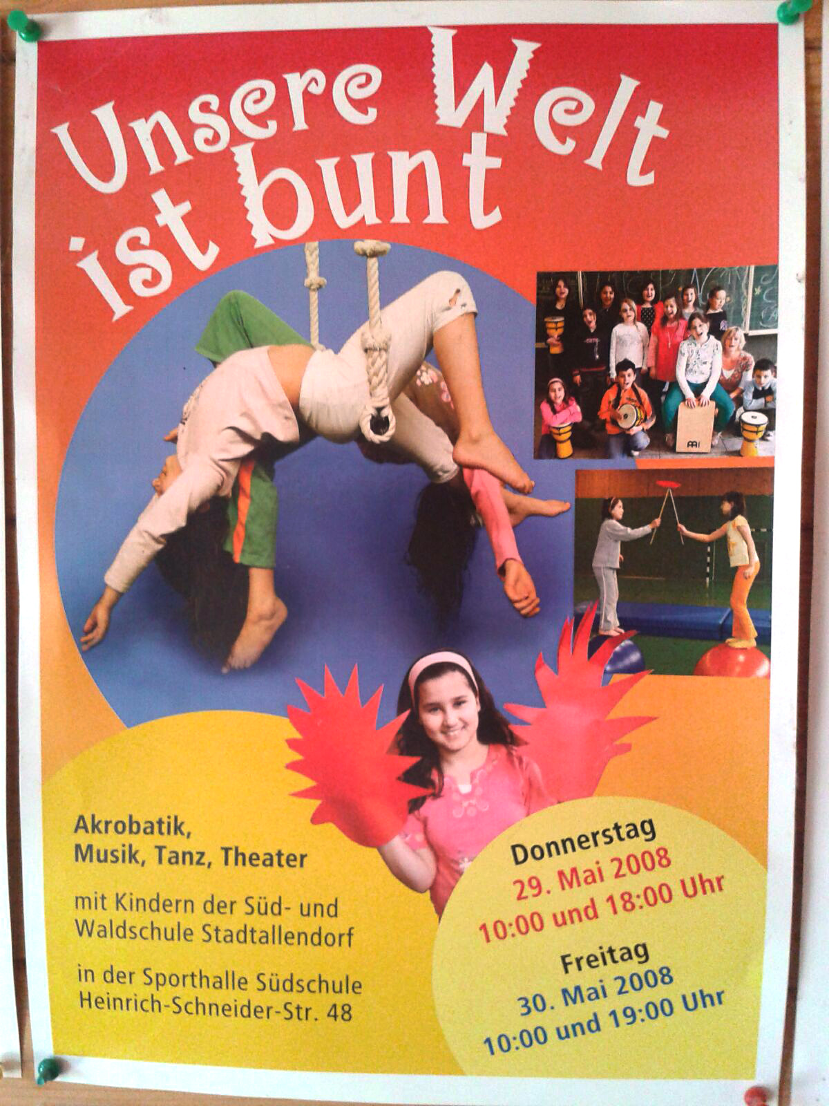 Weltistbunt Plakat