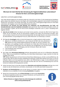 2020 Unterrichtsbeginn Hygiene Elterinfo mini